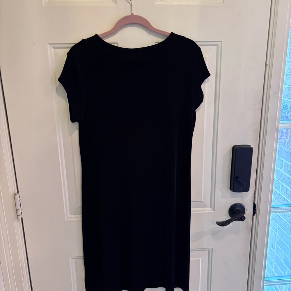 Chico's Travelers Dress 2 (or L) Black - Picture 4 of 4